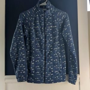 Columbia Diamond Print Zip Pullover